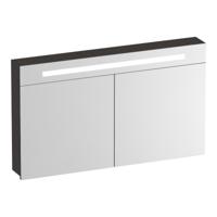 Brauer Promise Spiegelkast - 120 cm - met Verlichting - 2 Spiegeldeuren - Timber Anthracite - thumbnail