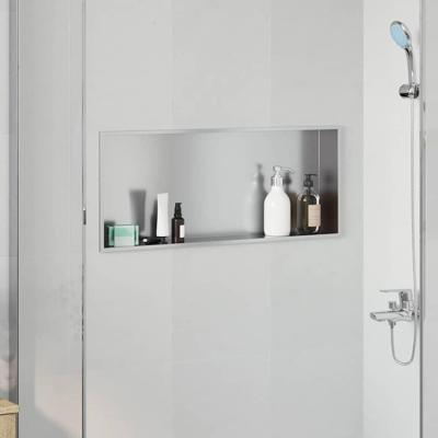 Douche Niche Zilver 75 x 30 x 9.5 cm Roestvrij staal