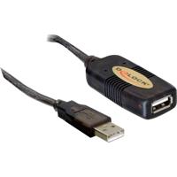 Delock 82308 USB-kabel USB 2.0 USB-A stekker, USB-A bus 5.00 m Zwart - thumbnail