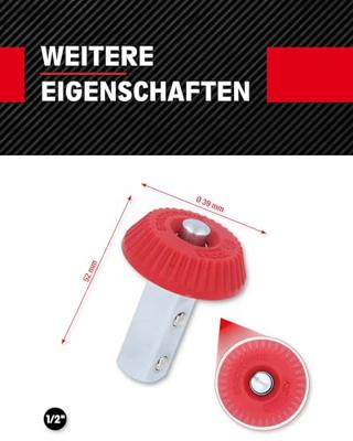 KS Tools 516.1448 5161448 Draaiknop-omsteekvierkant