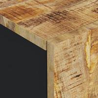 Wastafelkast 62x33x58 cm massief mangohout en bewerkt hout - thumbnail