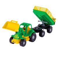 Cavallino klassieke tractor met kiep aanhangwagen, 66cm - thumbnail