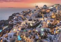 Clementoni puzzel schaduwen van Santorini - 1000 stukjes - thumbnail