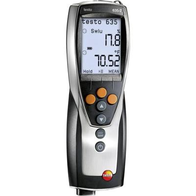 testo 635-2 Luchtvochtigheidsmeter (hygrometer) 0 % Hrel 100 % Hrel Datalogger functie