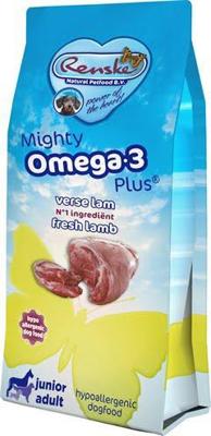 Renske Junior Adult Mighty Omega-3 Plus vers bereid lam met rijst hondenvoer 3 kg Renske Junior Adult Mighty Omega-3 Plus vers bereid lam met rijst hondenvoer 3 kg