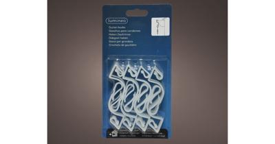 Haken plc l2,10b7h1,20 cm wit 16st Lumineo - Lumineo