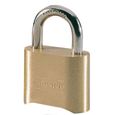 Masterlock 51mm - zinc body with brass finish - 25mm hardened steel shackle, 8mm - 175EURD - thumbnail
