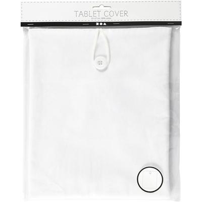 Creativ Company Tablet hoes, afm 22x27 cm, wit, 1 stuk