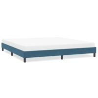 Bedframe zonder matras 200x220 cm fluweel donkerblauw - thumbnail