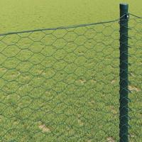 VidaXL Hexagon hek groen 1 x 50 m pvc - thumbnail