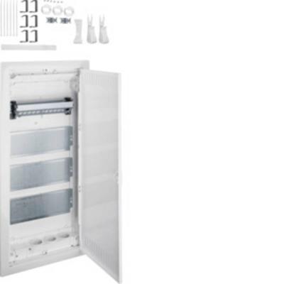 Hager VU48NW Multimedia Volta Multimediaverdeelkast Inbouw (in muur) Aantal groepen: 48 Aantal rijen: 4 Inhoud: 1 stuk(s)