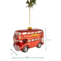 Nordic Light Kerstbal London Bus 11 cm - thumbnail