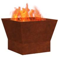 VidaXL Vuurkorf bruin 40 x 40 x 35 cm cortenstaal - thumbnail
