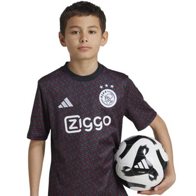 Ajax Pre-Match Shirt Junior 2024/2025 - Maat 128 - Kleur: RoodZwart | Soccerfanshop