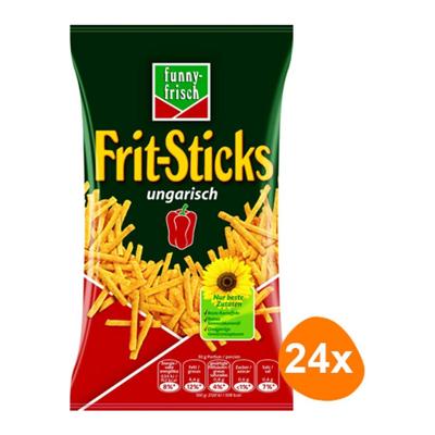 Funny-Frisch - Frit-Sticks Hongaarse Paprika - 24x 100g
