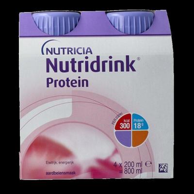 Protein aardbei 200ml 4 Stuks