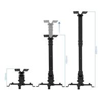 Kantelbare Plafondondersteuning voor Projector TooQ PJ2012T-B 20kg 13 - 65 cm -15º/+15º - thumbnail