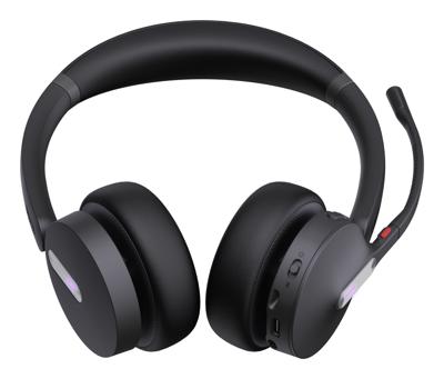 Yealink Yealink WH64 Dual - Headset - On-Ear - DECT / Bluetooth On Ear headset Zwart