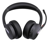 Yealink Yealink WH64 Dual - Headset - On-Ear - DECT / Bluetooth On Ear headset Zwart - thumbnail