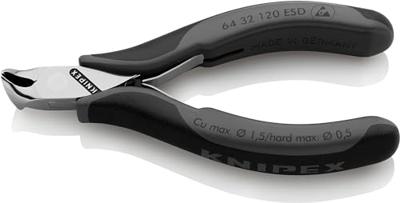 Knipex Voorsnijtang schuine kop 120 mm ESD - 6432120ESD