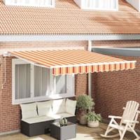 VidaXL Markies geel en oranje 350 x 250 x 165 cm polyester - thumbnail