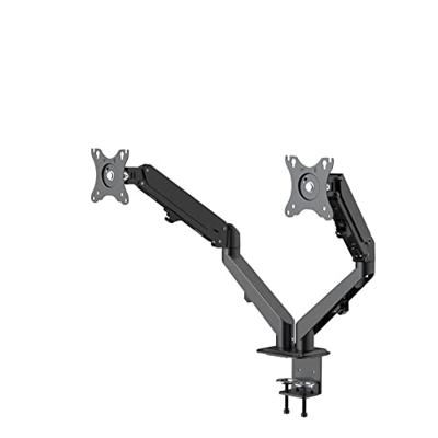 Neomounts DS70-700BL2 Tafelbeugel voor monitor Aantal monteerbare displays: 2 Display(s) 43,2 cm (17) - 68,6 cm (27) Zwart In hoogte verstelbaar, Roteerbaar,