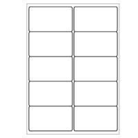 A4 etiketten 99,1 x 57 mm wit 100 vel huismerk - thumbnail