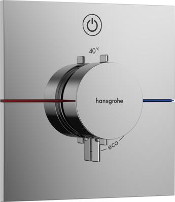 Hansgrohe ShowerSelect Comfort E thermostaat inbouw voor 1 functie, chroom