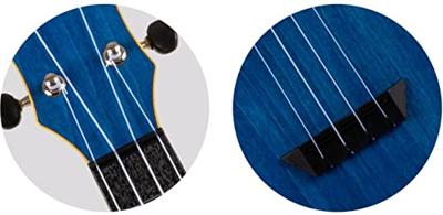 Flight Travel Series TUSL40 Space sopraan ukelele met concert scale hals inclusief gigbag