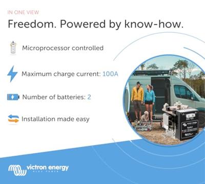 Victron Energy Cyrix-i 24/48V 400A Relais Nominale spanning: 24 V, 48 V Schakelstroom (max.): 400 A 1 stuk(s) Victron Energy Cyrix-i 24/48V 400A Relais Nominale spanning: 24 V, 48 V Schakelstroom (max.): 400 A 1 stuk(s)