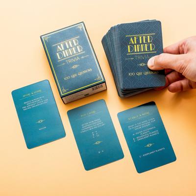 Gift Republic After Dinner Trivia wordt vertaald naar het Nederlands.