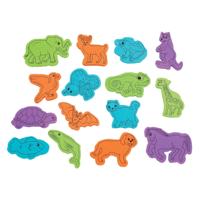 Colorations - dierenskeletten stempels, 15st. - thumbnail