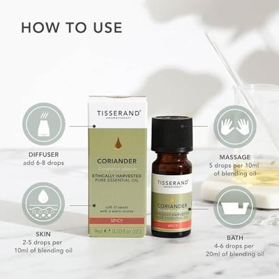 Tisserand Coriander ethically harvested 9 Milliliter