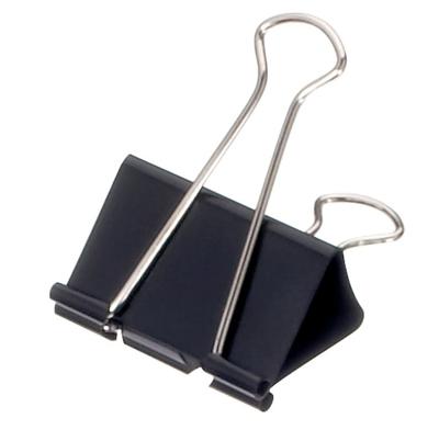 Papierklem MAUL 215 foldback 16mm capaciteit 5mm zwart 12 stuks