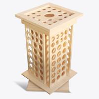 Grote opberger voor etherische olie - draaibaar - 125 gaten - thumbnail