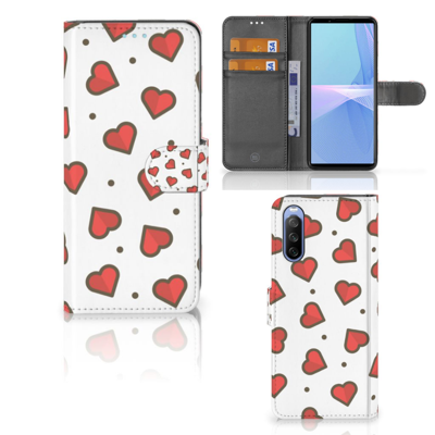Sony Xperia 10 III | Telefoon Hoesje | Hearts