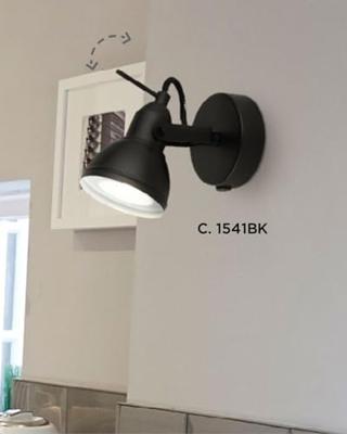 Searchlight Zwarte spotjeFocus - 1541BK