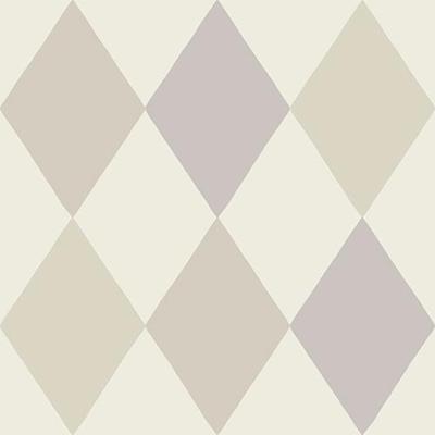 Dutch Wallcoverings Langtan - Kalas Grey/Lilac - Grijs/Lila