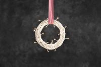 Konstsmide 6218-200 Deurkrans met verlichting Krans Warmwit LED Wit - thumbnail