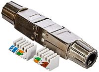 DeLOCK 86975 tussenstuk voor kabels Zilver - thumbnail