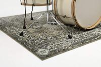 DRUMnBASE VP185-GRN Vintage Persian Green drum/stage mat 185 x 160 cm - thumbnail