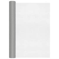 Gaas 60x500 cm roestvrij staal zilverkleurig - thumbnail