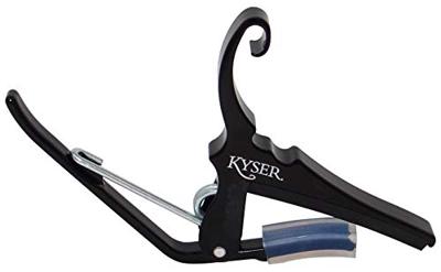 Kyser Quick-Change 12-String capo voor 12-snarige gitaar zwart