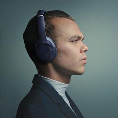 NGS ARTICA GREED BLUE - Supra-aurale Draadloze Hoofdtelefoon, Compatibel met Bluetooth Technologie, Lichtgewicht en Opvouwbaar, Ingebouwde Microfoon, 40u Batterijduur, Blauwe Kleur