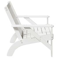 Tuinstoelen Adirondack 2 st 75x77x77 cm massief grenenhout wit - thumbnail