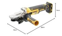DeWALT DCG405FN Accu platkop haakse slijper 125mm 18V XR Basic Body - thumbnail