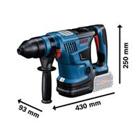Set met boor en accessoires BOSCH SDSPlus GBH 18 V - thumbnail