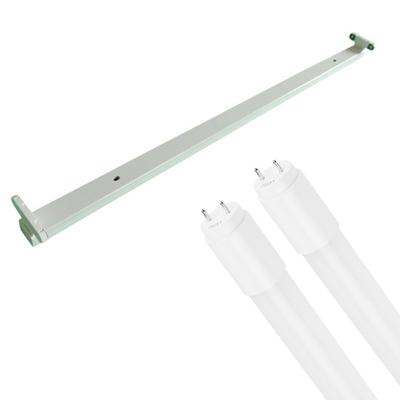 LED TL Armatuur met T8 Buis - Aigi Dybolo - 120cm Dubbel - 36W - Natuurlijk Wit 4000K - IP20