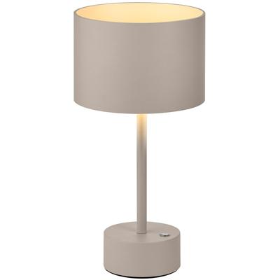 LED Tafellamp - Musterring Loop - 1 Lichtpunt van 5 Watt - Dimbaar - Aanpasbare Lichtkleur - Geheugenfunctie - Nachtlamp - Afstandsbediening - Warm Grijs - Metaal