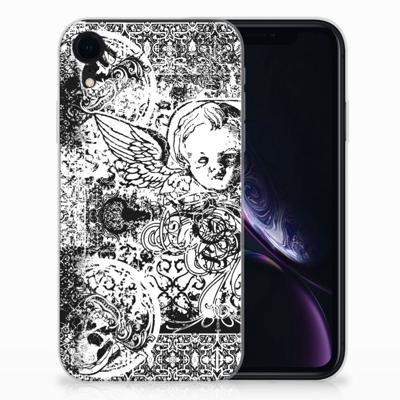Silicone Back Case Apple iPhone Xr Skulls Angel Silicone Back Case Apple iPhone Xr Skulls Angel